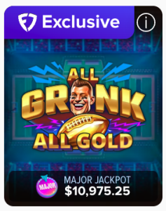 All Gronk All Gold slot at FanDuel Casino